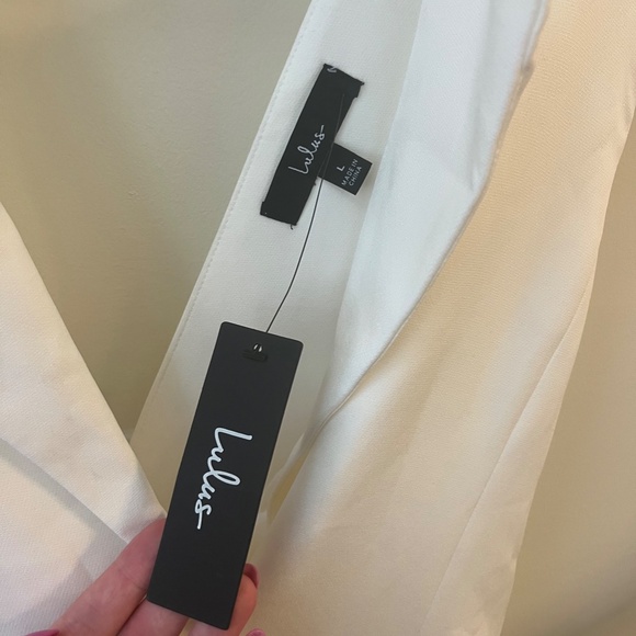 NWT Lulus Sleeveless Bow Blazer Mini Dress | Size L - Picture 6 of 6